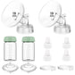 Breast Pump Parts Compatible with Spectra S1/S2/9 Plus/Synergy Gold, Full Set Replacement Parts for Spectra Include 19mm Flange,