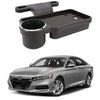Oshotto (FT04) Foldable Car Auto Headrest Rear Back Seat Table Drink Food Cup Tray Holder Compatible with Honda Accord  Black