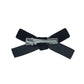 Cute 3.2' Black Assorted Velvet Bow Hair Clips For Baby Girls, Toddlers, Kids, And Teens - 2 Pack