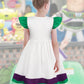 Eledobby Buzz Lightyear Dress For Girls Kids Buzz Lightyear Costume Halloween Outfit Birthday Party Dress 9-10Years