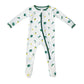 Tropical Palms Footie For Baby - 95% Viscose Made From Bamboo, 5% Spandex - Tropical Palms - Imported