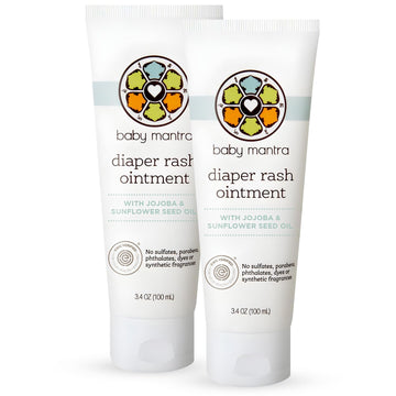 Baby Mantra Diaper Rash Cream For Baby - Soothing Relief - Diaper Cream Made With Natural, Hypoallergenic Ingredients - Best Zin