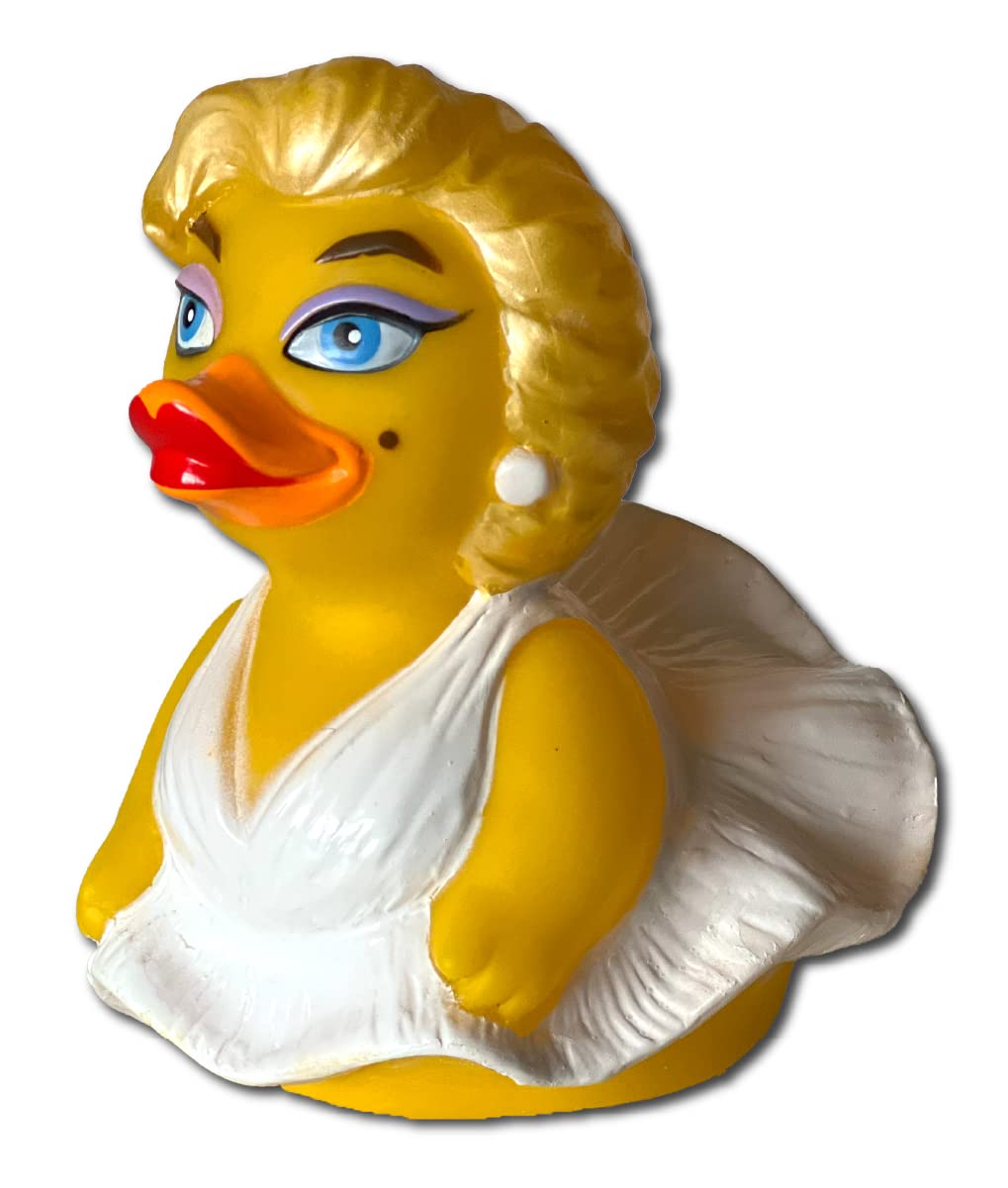 CelebriDucks - Pond Bombshell - Floating Rubber Ducks - Collectible Bath Toy Gift for Kids & Adults of All Ages