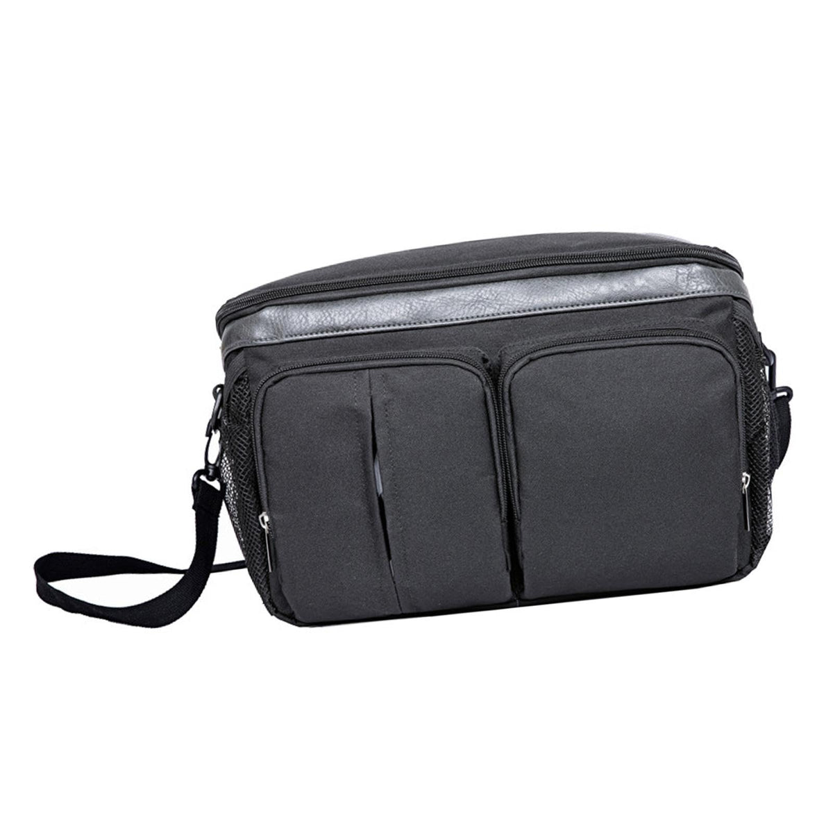 UJEAVETTE Universal Stroller Organizer Baby Accessories Large Main Pocket Stroller Bag Black