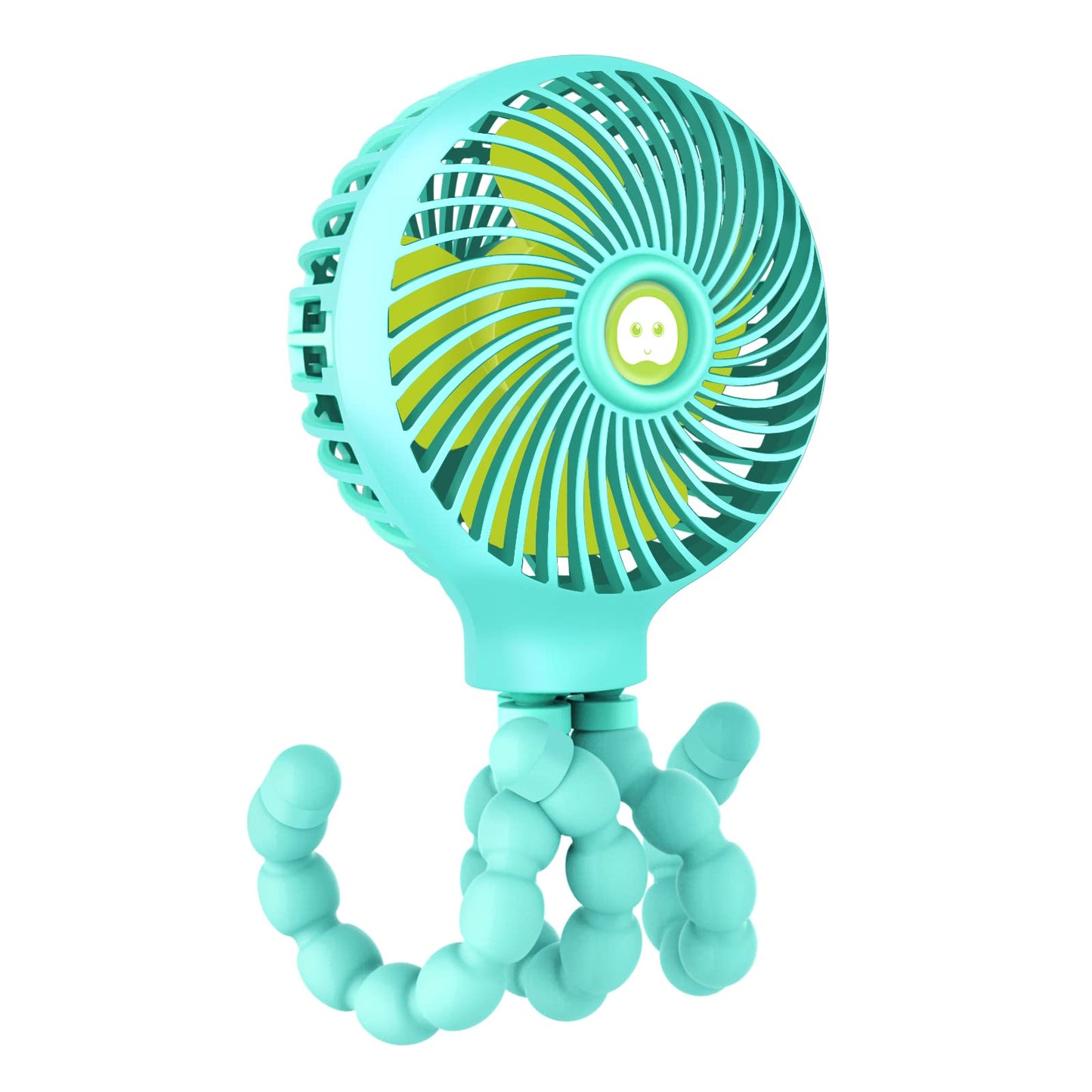 TRELC Mini Handheld Stroller Fan, Personal Portable Baby Rechargeable Fan With Flexible Tripod, Upgraded Version, Gift for Child