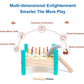 OUJILA Wooden Baby Workbench Pounding Hammer Toy for Toddlers,STEM Educational Preschool Learning Toys for Kids, Great DIY Gift