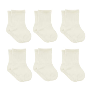 Bistyle Baby Grip Ankle Socks 6 Pairs | Newborn Infant Toddlers Socks Organic Cotton | Kids Boys Girls Ankle Socks (Us, Age, 6 M
