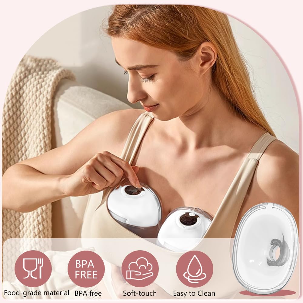 24Mm Full S32 Breast Pump Set With 24Mm Flange For Ncvi Nicegreen Nuliie Zooawa Sunnaltree S32 Wearable Breast Pump, Duckbill Va