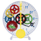 Lilys Home 31 Pieces Do-It-Yourself Childrens First Puzzle Clock Kit, No Batteries Required, Learn How Clock Gears Work, Color