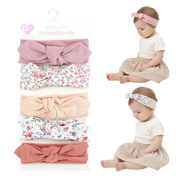 Snowie Soft Baby Headbands Soft Stretchy Baby Girl Bows Newborn