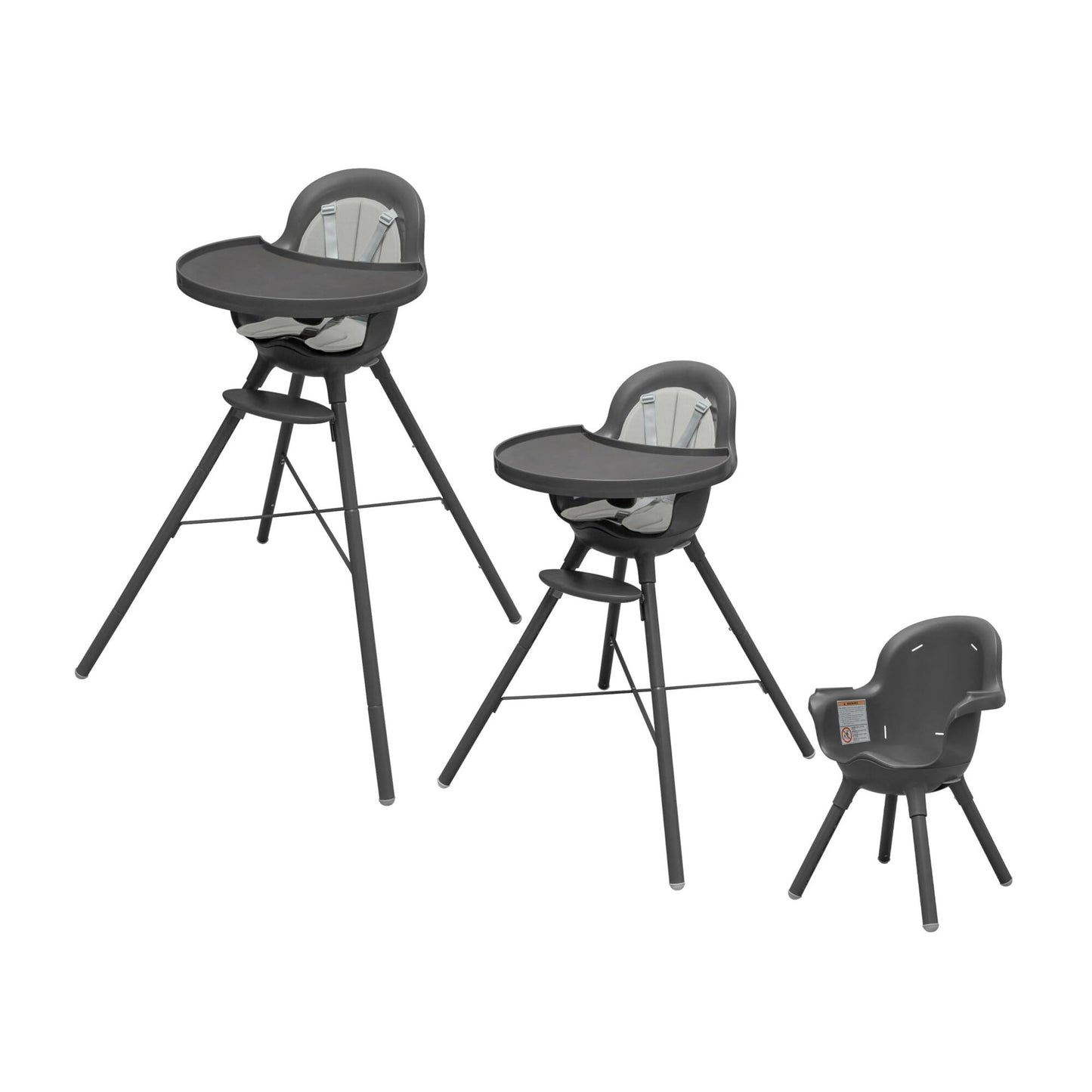 Boon Grub Adjustable Baby High Chair - Includes Dishwasher Safe Baby Seat - Baby Sitting Support For Mealtime - Convertible High