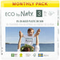 Eco By Naty Baby Diapers - Plant-Based Eco-Friendly Diapers, Great For Baby Sensitive Skin And Helps Prevent Leaking (Size 3, 18