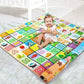 Rolozy Double Sided Waterproof Baby Play Mat | Large Size Kids Learning Mat | 6X4 Feet Crawling Mat For Infants, Toddlers | Reve