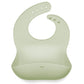 Ali+Oli Silicone Bib (Sage) Waterproof Silicone Bibs for Babies & Toddlers, Adjustable Baby Feeding Bib, Food-Grade Silicone Bib