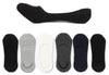 Brendo Unisex Loafer Socks Non Slip Grips,Cotton Peds/Footie/NoShow (Pack Of 7)