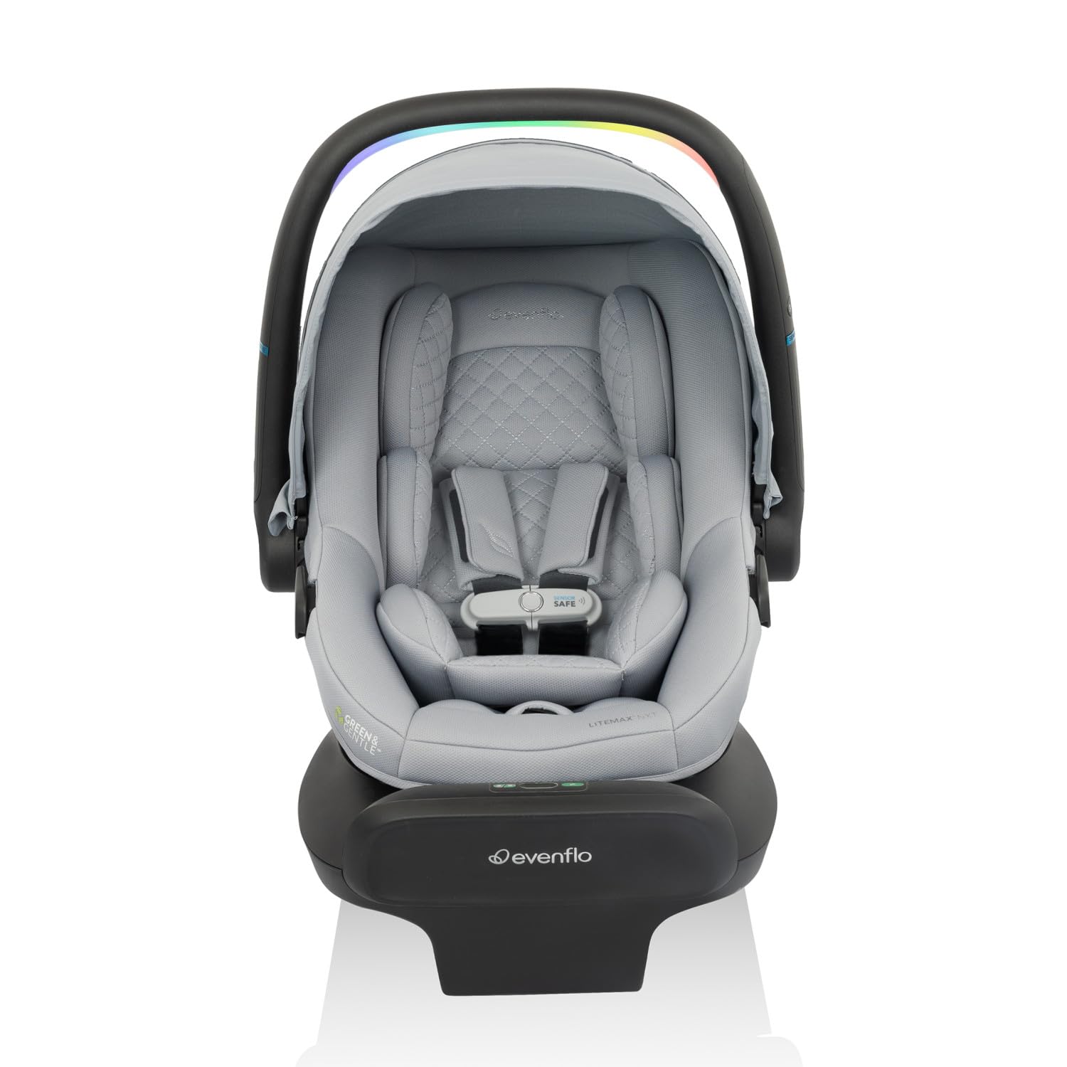 Evenflo LiteMax NXT Infant Car Seat with SensorySoothe (Quartz)