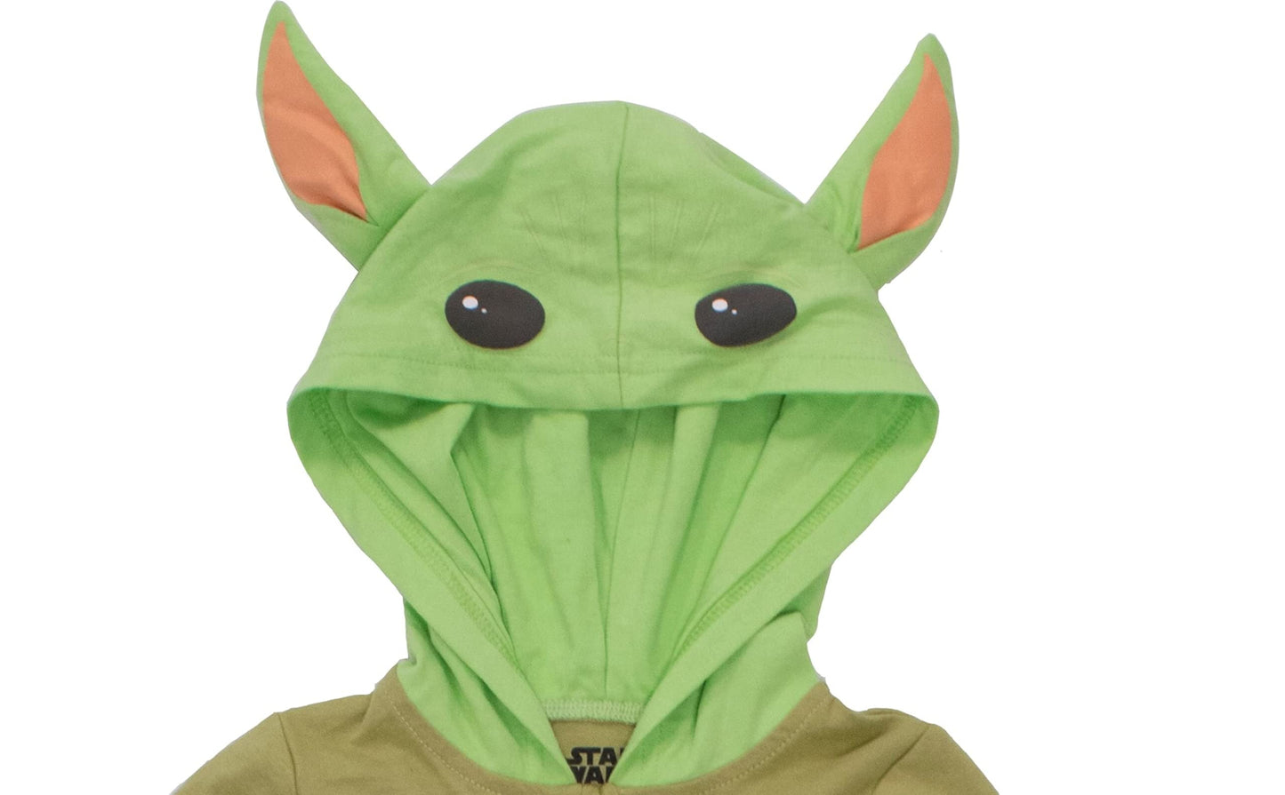 Star Wars The Mandalorian The Child Infant Baby Boys Zip Up Cosplay Costume Coverall Green 6-12 Months