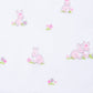Little Me Baby Girls' 3 Piece Bib And Burp Set, Bunnies, Pink/Multi, One Size