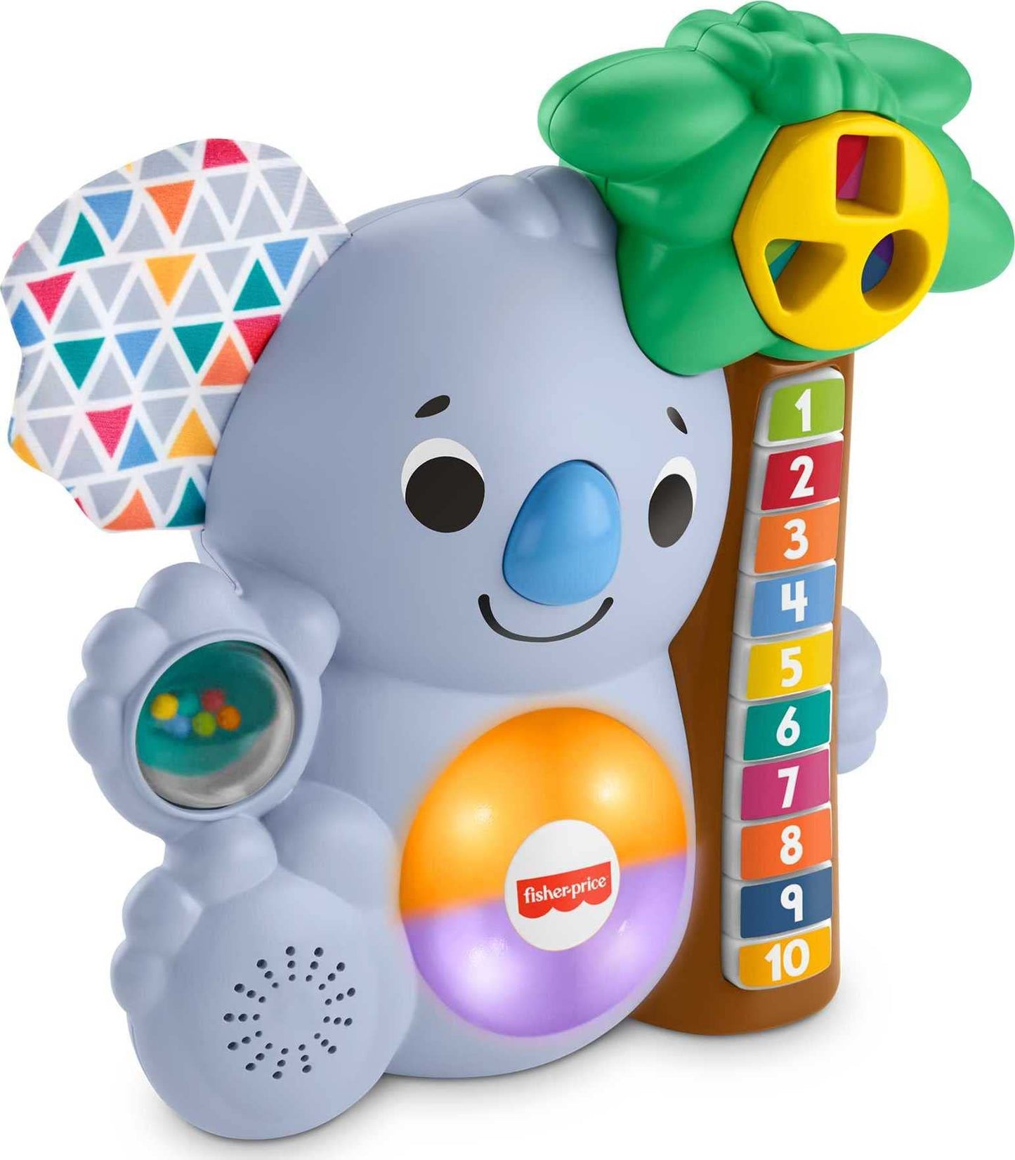 Fisher-Price Baby Learning Toy Linkimals Counting Koala with Interactive Lights & Music for Infants Ages 9+ Months. Compatible O