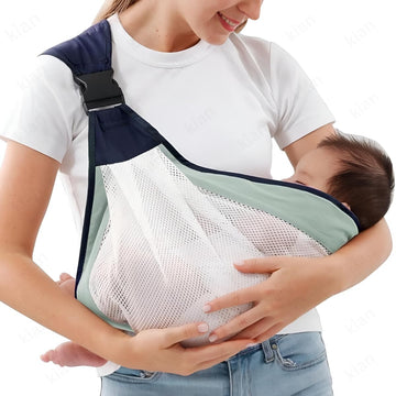 Kian Baby Sling Carrier Wrap Cotton, Breastfeeding and Stroller Cover Adjustable for Newborn Baby up to 20kg  Special Carrier/S