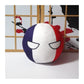GANGKJDS 20cm Poland Ball United States, Canada, United Kingdom, France, Country Ball Decorations, Anime Cosplay, Flag Decoratio