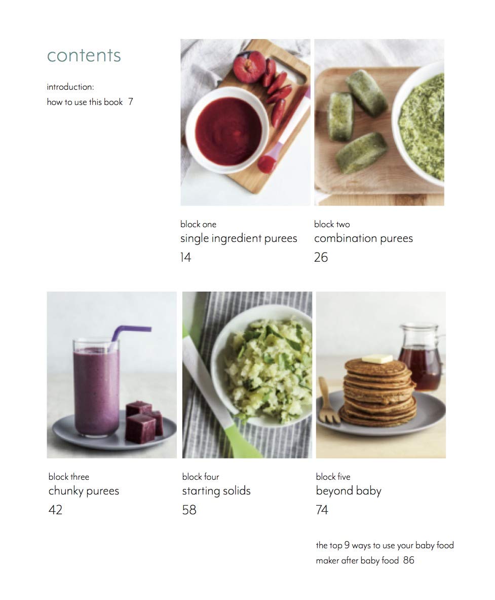 Baby Brezza Organic Baby Food Cookbook - Easy Food Maker Puree And Whole Food Recipes For Your Baby Or Toddler