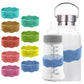 Personalized Baby Bottle Labels for Daycare Custom Water Bottle Name Bands Customized Engraved Silicone Baby Reusable Bottle Str