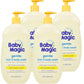 Baby Magic Gentle Hair & Body Wash, Soft Powder Scent, 30 Fl Oz, Pack Of 4, With Nourishing Calendula And Coconut Oil