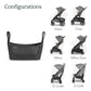 Uppababy Carry-All Parent Organizer Stroller Caddy, Fits On Vista, Cruz, Minu, G-Series Strollers, Secure Zippered Pocket + Beve