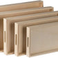 10 Sets Of Hammont Wooden Nested Serving Trays - 5 Piece Set Of Rectangular Shape Wood Trays (Case Of 10 Sets, 50 Trays Total) F