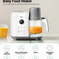 Bear Baby Food Maker with Two Layer Steam Baskets, One Step Baby Food Processor Steamer Puree Blender, Baby Food Mill with Bottl