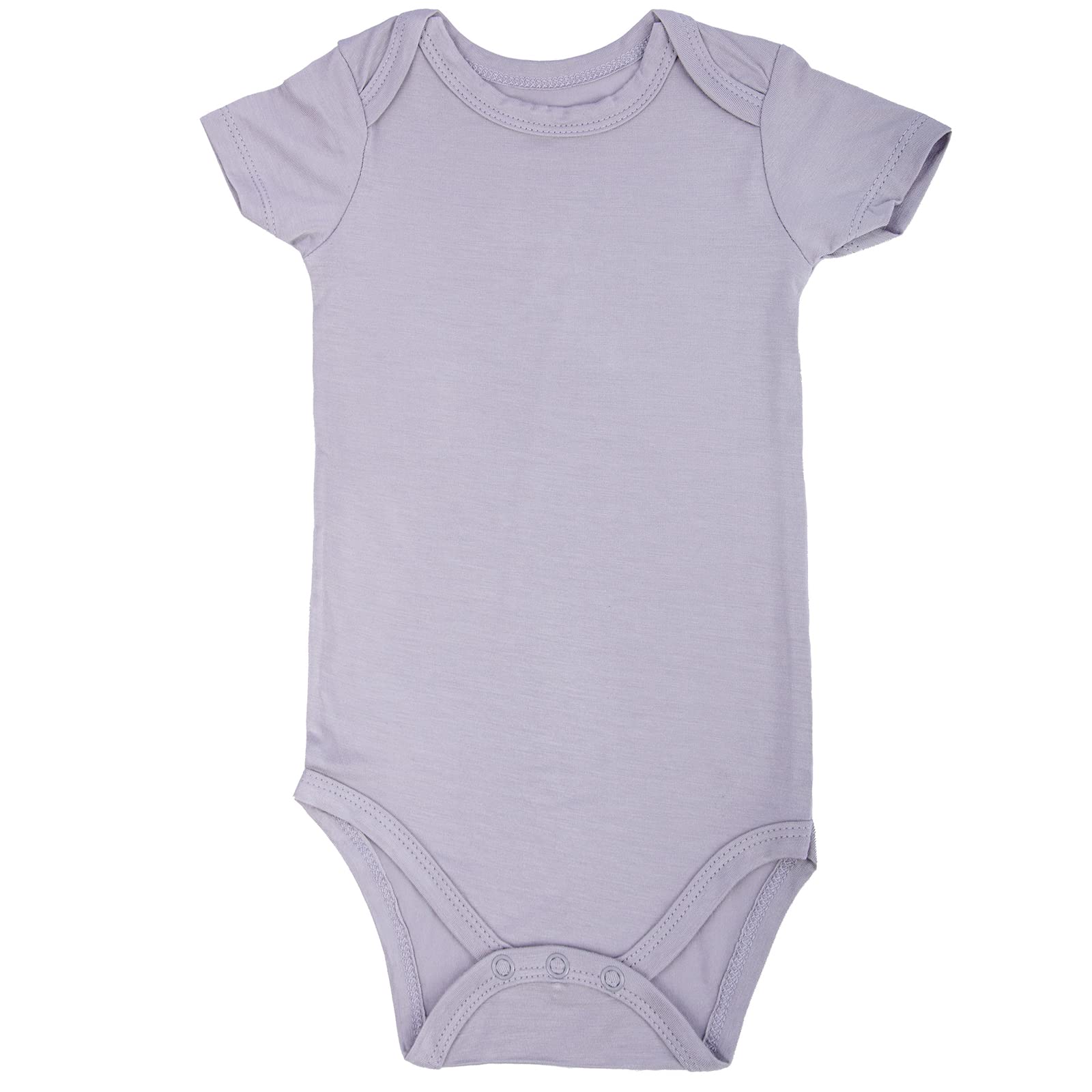Guisby Rayon Bodysuit Baby Boy Short Sleeve Bodysuit Summer Undershirt 18 Months Silver Grey