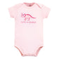 Touched By Nature Unisex Baby Organic Cotton Bodysuits, Retro Dino, 12-18 Months