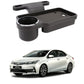Oshotto (FT04) Foldable Car Auto Headrest Rear Back Seat Table Drink Food Cup Tray Holder Compatible with Toyota Corolla  Blac