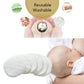 Lapangzi Reusable Breast Pads For Breastfeeding 12 Pack Organic Washable Nipple Pads Nursing Pads Cotton Highly Absorbent Postpa