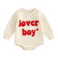 Lucikamy Newborn Baby Boy Girl Valentine'S Day Outfits Sweatshirt Romper Infant Long Sleeve One Piece Romper Spring Clothes (Bei