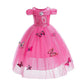Dressy Daisy Girls' Princess Fancy Dress Up Costume Christmas Halloween Outfit Butterfly Size 10-12 Hot Pink