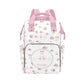 Personalized Baby Diaper Bag Backpack for Women, Custom Name Nursing Mommy Daypack, Diaper Bag for Girls Boys, New Mom Gifts (Sw