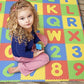 Tadpoles Foam Playmats For Kids, 36 Interlocking Tiles Teach The Abcs And Numbers 0-9, For Ages 3 And Up, Colors: Pink/Purple, 3