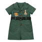 Wild One Birthday Outfit Girl Short Sleeve Safari Jumpsuit With Safari Hat Baby Safari Outfit Zookeeper Costume Toddler Jungle S