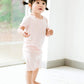 Vaenait Baby Infant Kids Toddler Short Sleeve Sleepwear Pajamas 2Pcs Set Shirring Pink M