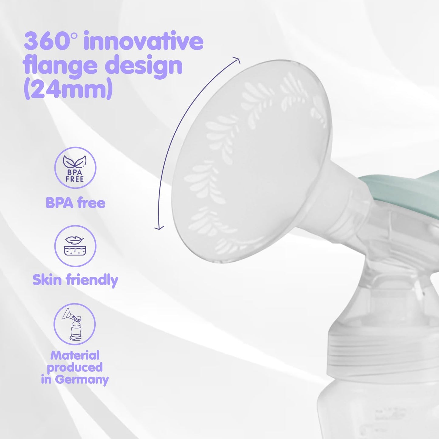 Smart Mommy Electric Breast Pump, High-Definition Lcd- Portable Breast Pump, Backflow Design, 2 Modes Pumps And 9 Levels- Extrac