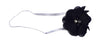 Akinoskids Babygirl Newborn Black Elastic Soft Headband Embellished With Diamond Pearl.Kids Hair Accessory