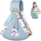 AMPLIN Baby Sling Carrier Newborn, Adjustable Easy Wearing Baby Nursing Warp Sling, New Mom Dad Soft Cotton Infant Front Holder 