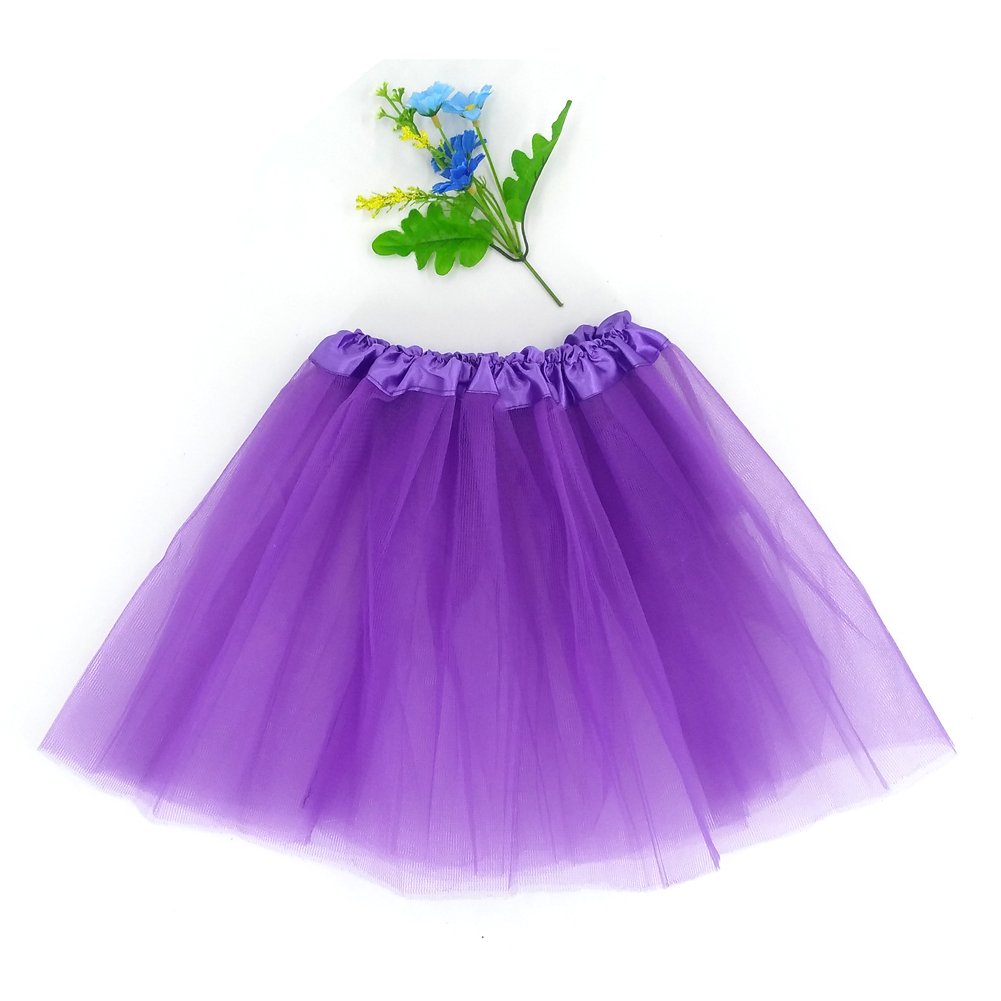 Lylkd 6Pcs Tutus For Girls Princess Ballet Tulle Skirt Dress Up Costumes(2-8T)