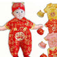 Crb Fashion Baby Newborn Boy Girls Chinese New Years Asian Shirt Outfit  (2 To 4 Months, Short Sleeves Dragon)
