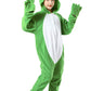 Canasour Unisex Anime Halloween Kids Green Frog Onesie For 10-12 Years Girls Boys One Piece Christmas Costume Party Cosplay Pyja