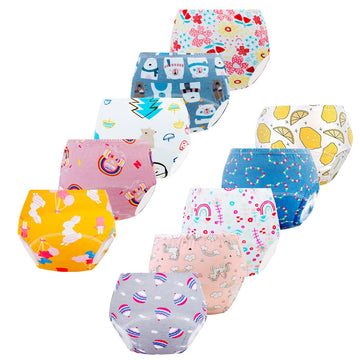 Potty Training Underwear for Girls, Toddler Training Underwear Boys (10 Packs, 2-3T, Multi-Colored)