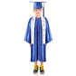 Foaincore 2025 Year Preschool And Kindergarten Graduation Gown Cap Tassel Set With 2025/2025 Charm Printed Stole Grad Gift(Blue,