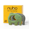 Nubokind Silicone Baby Teether Ring Set | Bis Certified MultiTextured Soft Newborn Chew Toy | For 3, 6, 9, 12 Months + Bpa Free